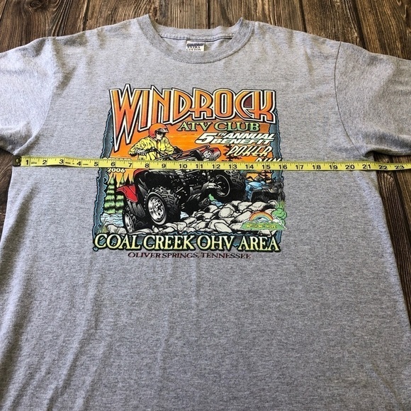 WINDROCK ATV Club Poker Run Gray T-Shirt - Picture 5 of 10